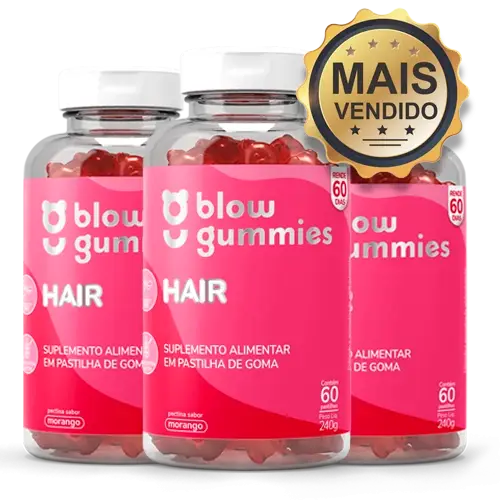 Blow Gummies Hair 180 Dias de Tratamento Capilar